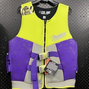 Ladies Neo Vest Yellow/Purple